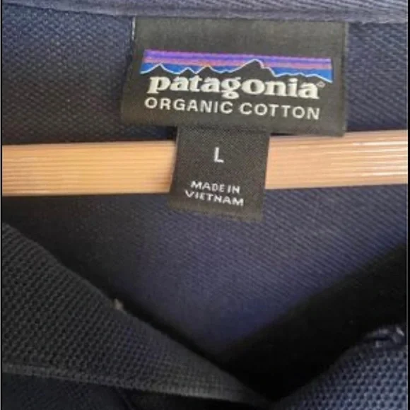 Mens Patagonia short sleeve polo shirt​​​​​​​​​​​​​​​​​​​​​​​​​​​​​​​​​​ EUC - Picture 5 of 16